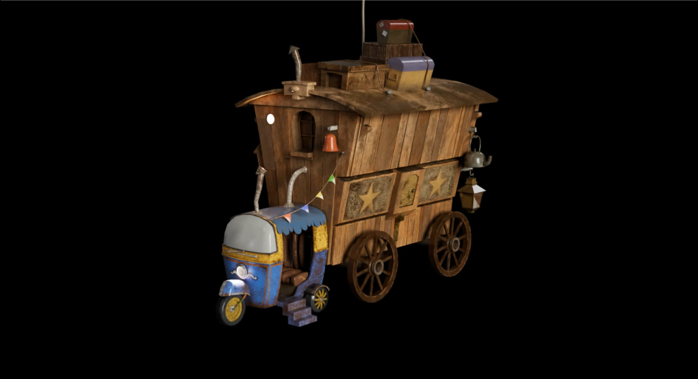 时光新影教育管琳琦模型作品